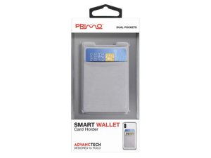 Bulk EN605 Prime Silver Dual Pocket Smart Wallet Card Holder