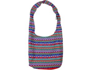 Bulk BB783 Neo-geo Multicolor Large Fabric Hobo Bag