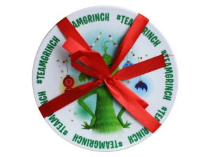 Bulk GB175 Grinch Melamine Plate Set Of 2