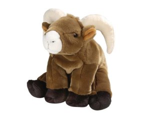 Bulk DD252 Cuddlekin 12039;039; Big Horn Sheep Plush Toy