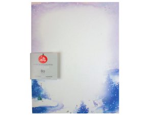 Bulk AF680 Watercolor Tree Stationery 80 Sheets