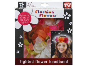 Bulk KA587 Mia Beauty Light Up Fashion Flowers Headband