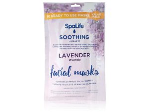 Bulk UU919 10 Pack Soothing Lavendar Facial Masks