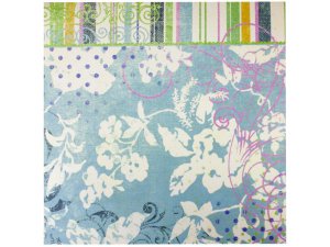 Bulk CS093 Azure Blooms Sticky Note Set