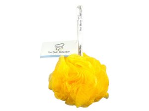 Bulk GR311 Yellow Mesh Net Body Sponge