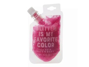 Bulk FB526 Pink Mini Body Glitter Pouch