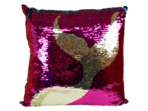 Bulk KL798 Reversible Sequin Mermaid Tail Pillow