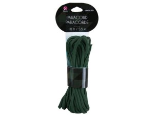 Bulk FD226 18 Ft Paracord- Dark Green