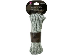 Bulk FD236 18 Ft Paracord- Grey And Ivory