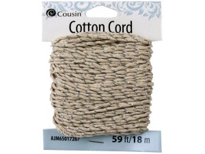 Bulk FD247 59 Ft Cream And Silver Cord