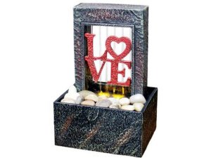 Bulk AF693 Small Raining Love Fountain With Led Lights