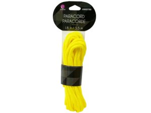 Bulk FD221 18 Ft Paracord- Yellow