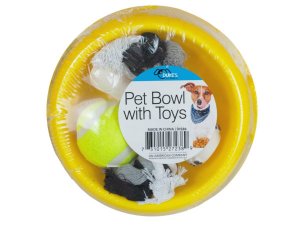 Bulk DI588 Dog Bowl Wtoy