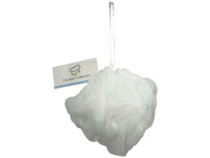 Bulk GR309 White Mesh Net Body Sponge