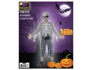 Bulk OT556 Boys Pirate Zombie Shirt + Pant Costume