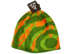 Bulk BB778 Men039;s Bullseye Knit Orange Beanie