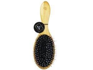 Bulk DB201 Bamboo Oval Paddle Brush