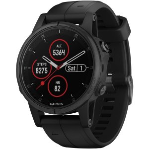 Garmin 010-01987-02 Fenix 5s Plus Saph Blk