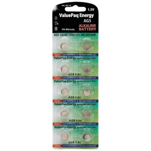 Dantona VAL-AG5-10 Ag5 Alkaline Coin Cell Battery - 10 Pack (1.55v)