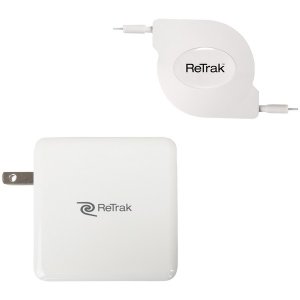 Retrak ETCHGNBC87 Usb-c 87w Ntbk Chrgr Wht