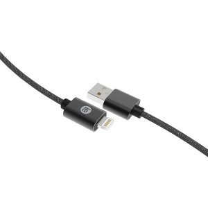 Iessentials IEN-BC6L-BK 6ft Braid Ltng Usb Blk