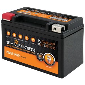 Shuriken SK-BTX9-BS 125 Crnk Amps 8amp Hrs