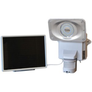 Maxsa 44642-CAM-WH Solar Pwr Sec Cam Wlght