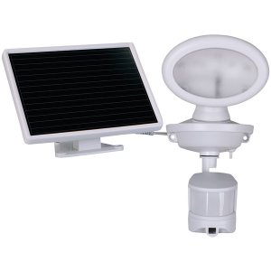 Maxsa 44643-CAM-WH Solar Pwr Sec Cam Sptlght