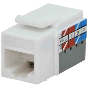 Datacomm 20-3425-WH-10 10pk Cat 5e Jack Wht