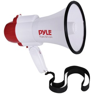 Pyle RA48916 30-watt Megaphone Bullhorn With Siren  Voice Changer Mode