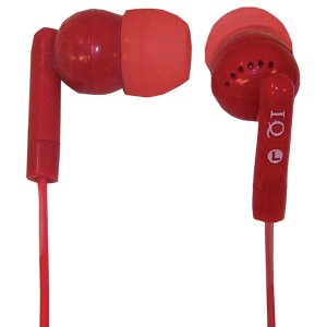 Supersonic IQ-106 RED Porockz Stereo Earphn Red