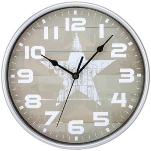 Timekeeper 668012S Star Wall Clock