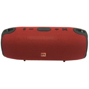 Qfx BT-220 RED Prtbl Bt Rchrgbl Spkr Red