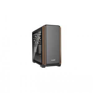 Be BGW25 Silent Base 601 Orange Mid-tower Atx Computer Case W Window, 