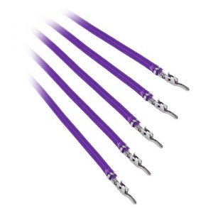 Bitfenix BFX-ALC-20CMLP-RP Alchemy 2.0 5x 20cm Sleeved Psu Cable (purp