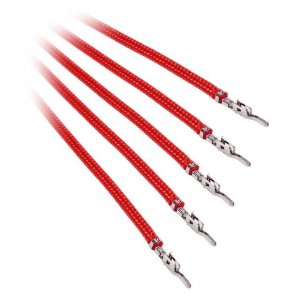 Bitfenix BFX-ALC-40CMLR-RP Alchemy 2.0 5x 40cm Sleeved Psu Cable (red)