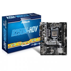 Asrock B250M-HDV B250m-hdv Lga1151 Intel B250 Ddr4 Sata3usb3.0 M.2 Agb