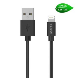 Foxsun AM001005 6.6ft Lightning Charging Cable For Iphone  Ipad