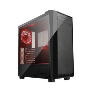 Apevia X-MIRAGE-RD X-mirage-rd No Power Supply Atx Mid Tower W Side Wi