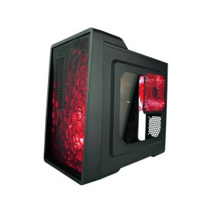 Apevia X-ENERQ-RD X-enerq No Power Supply Atx Mid Tower (blackred)