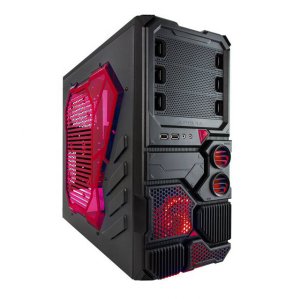 Apevia X-SNIPER2-RD X-sniper 2 No Power Supply Atx Mid Tower (blackred