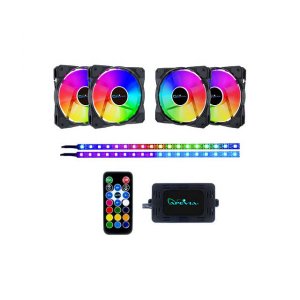 Apevia FR412L2S-RGB Fr412l2s-rgb Frostblade 120mm Silent Addressable R