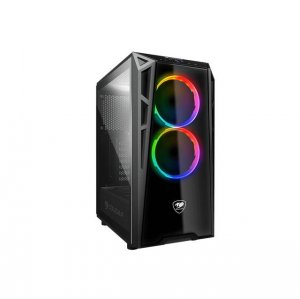 Cougar TURRET RGB Turret Rgb No Power Supply Atx Mid Tower W Window