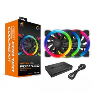 Cougar CF-V12SET-FCB Cf-v12set-fcb Cooling Kit With 3 120mm Omnidirect