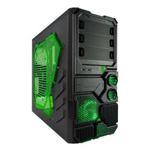 Apevia X-SNIPER2-GN X-sniper 2 No Power Supply Atx Mid Tower (blackgre