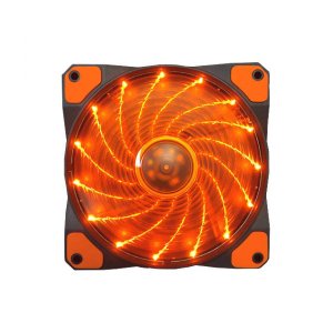 Apevia AF512L-SOG Af512l-sog 120mm Orange Led Case Fan W Anti-vibratio