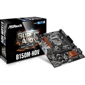 Asrock B150M-HDV B150m-hdv Lga1151 Intel B150 Ddr4 Sata3usb3.0 Agbe Mi