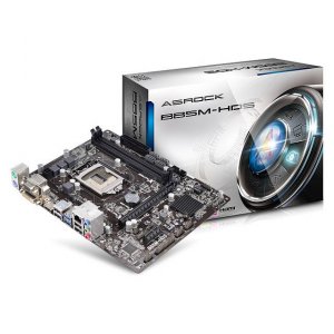 Asrock B85M-HDS B85m-hds Lga1150 Intel B85 Ddr3 Sata3usb3.0 Agbe Micro