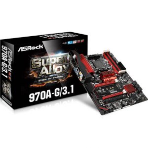 Asrock 970A-G/3.1 970a-g3.1 Socket Am3+ Amd 970 Ddr3 Quad Crossfirex S