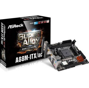 Asrock A88M-ITX/AC A88m-itxac Socket Fm2+ Amd A88x Ddr3 Sata3usb3.0 M.